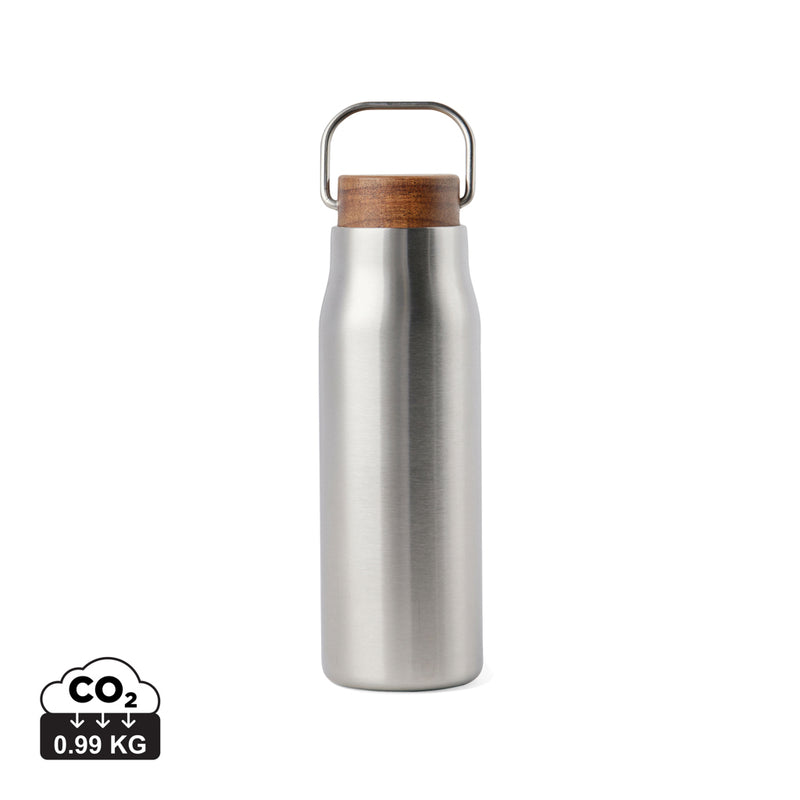 Load image into Gallery viewer, Vinga Ciro RCS recycled vacuum bottle 300ml in stainless steel with a sleek, eco-friendly design for keeping drinks hot or cold.