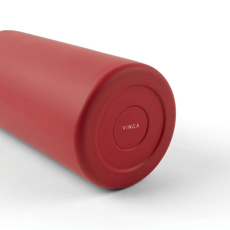 Load image into Gallery viewer, Vinga Ciro RCS recycled vacuum bottle 300ml in stainless steel, with a sleek drinkware design and screw-top lid.