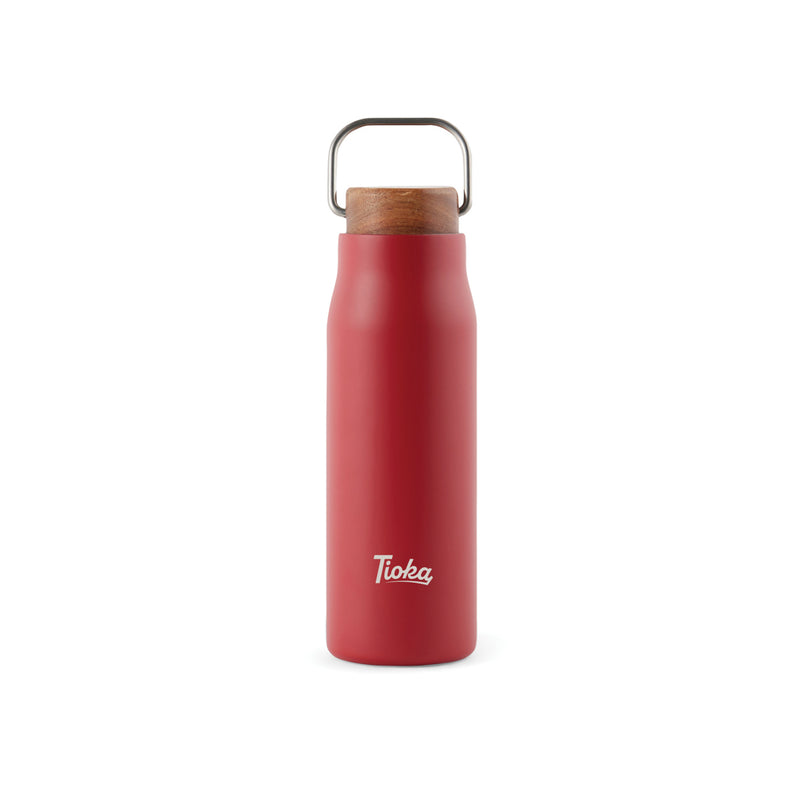 Load image into Gallery viewer, Vinga Ciro RCS recycled vacuum bottle 300ml in stainless steel with eco-friendly design and leak-proof lid for drinkware.