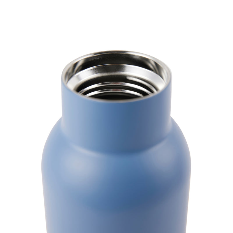 Load image into Gallery viewer, Vinga Ciro RCS recycled vacuum bottle 300ml in stainless steel with a sleek design and screw-top lid for hot and cold beverages.