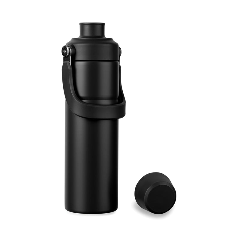 Load image into Gallery viewer, Vinga Baltimore Trek RCS recycled stainless steel water bottle, 600ml, drinkware with eco-friendly design and leak-proof lid.