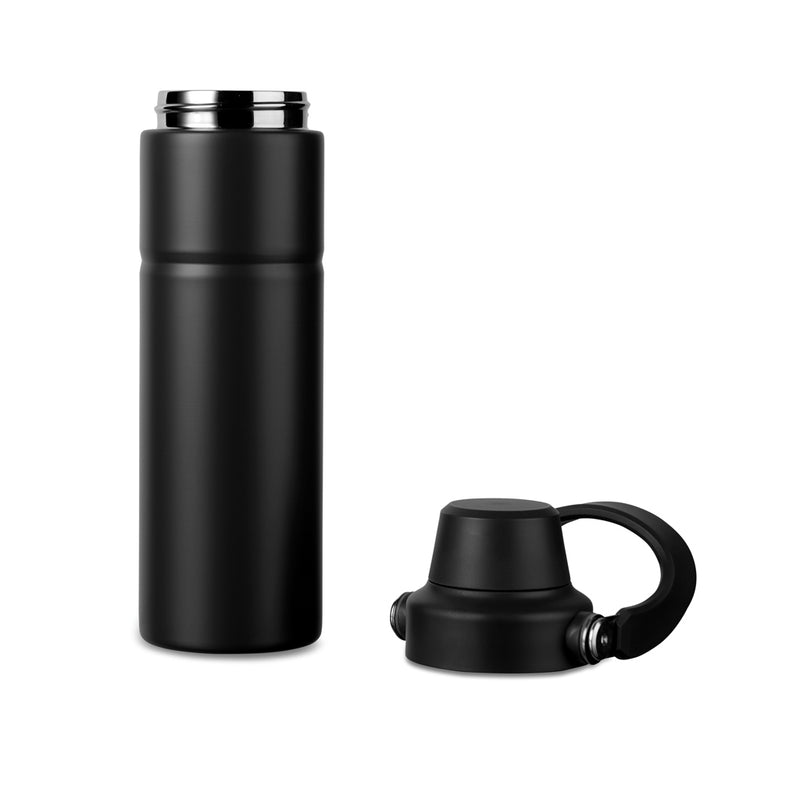Load image into Gallery viewer, Vinga Baltimore Trek RCS recycled stainless steel 600ml water bottle, eco-friendly drinkware with a sleek design.