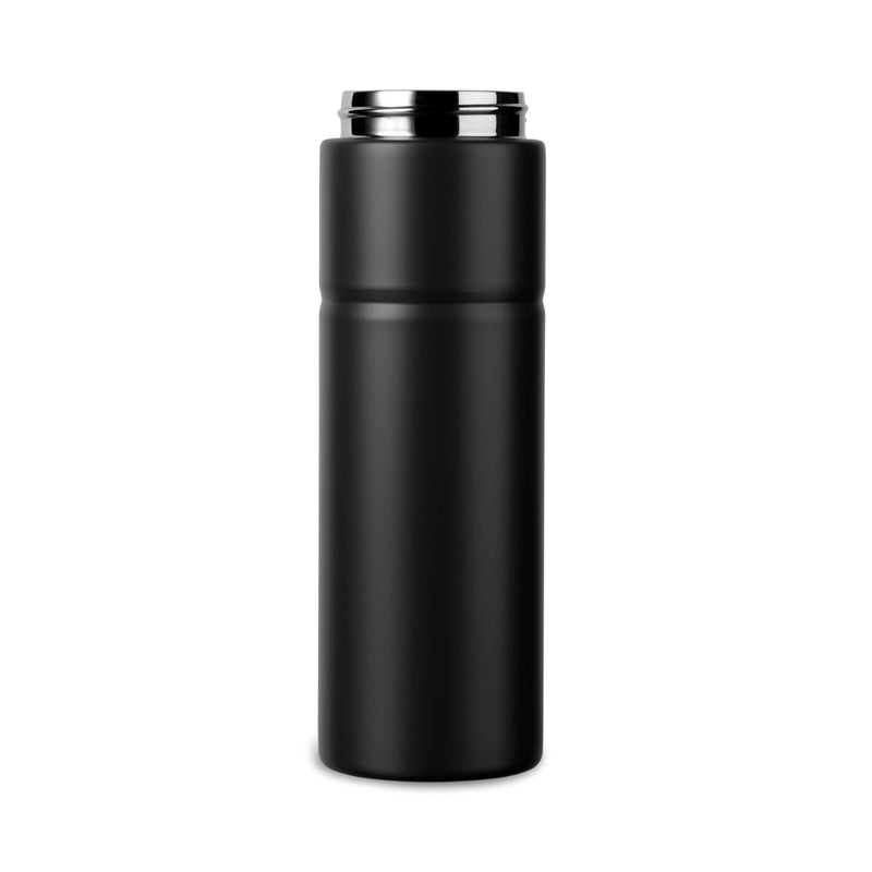 Load image into Gallery viewer, Vinga Baltimore Trek RCS recycled stainless steel 600ml water bottle with screw lid and eco-friendly design.