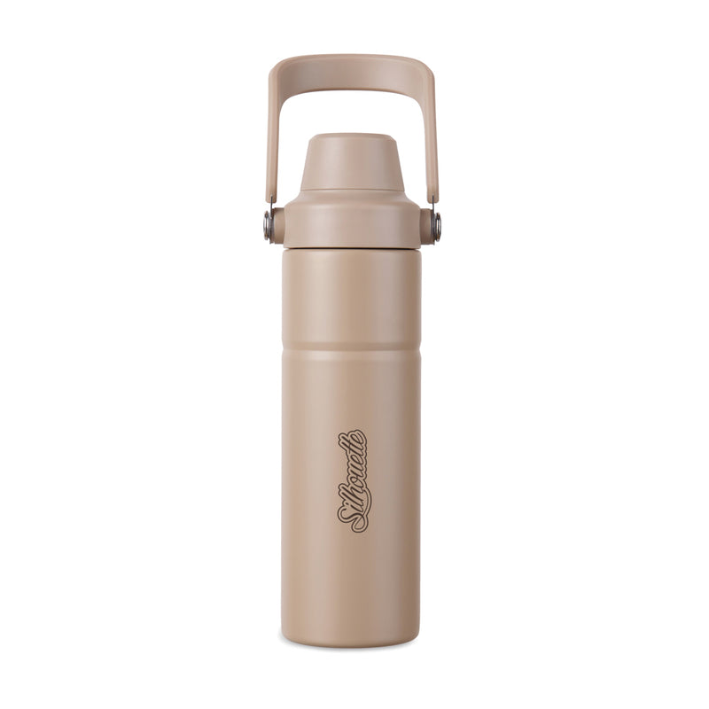 Load image into Gallery viewer, Vinga Baltimore Trek RCS recycled stainless steel 600ml water bottle, eco-friendly drinkware with a sleek design and leak-proof lid
