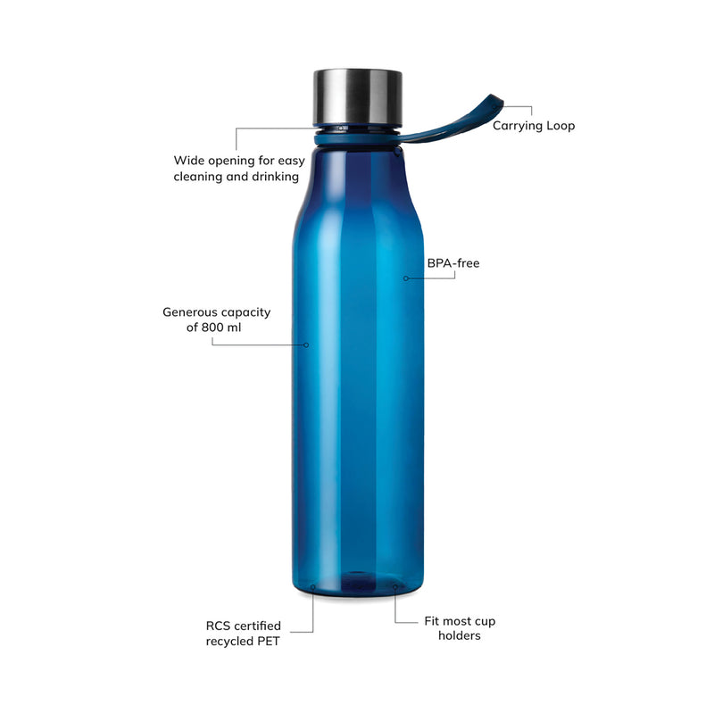 Load image into Gallery viewer, Lean RCS RPET waterbottle 800 ML - Custom Wood Designs