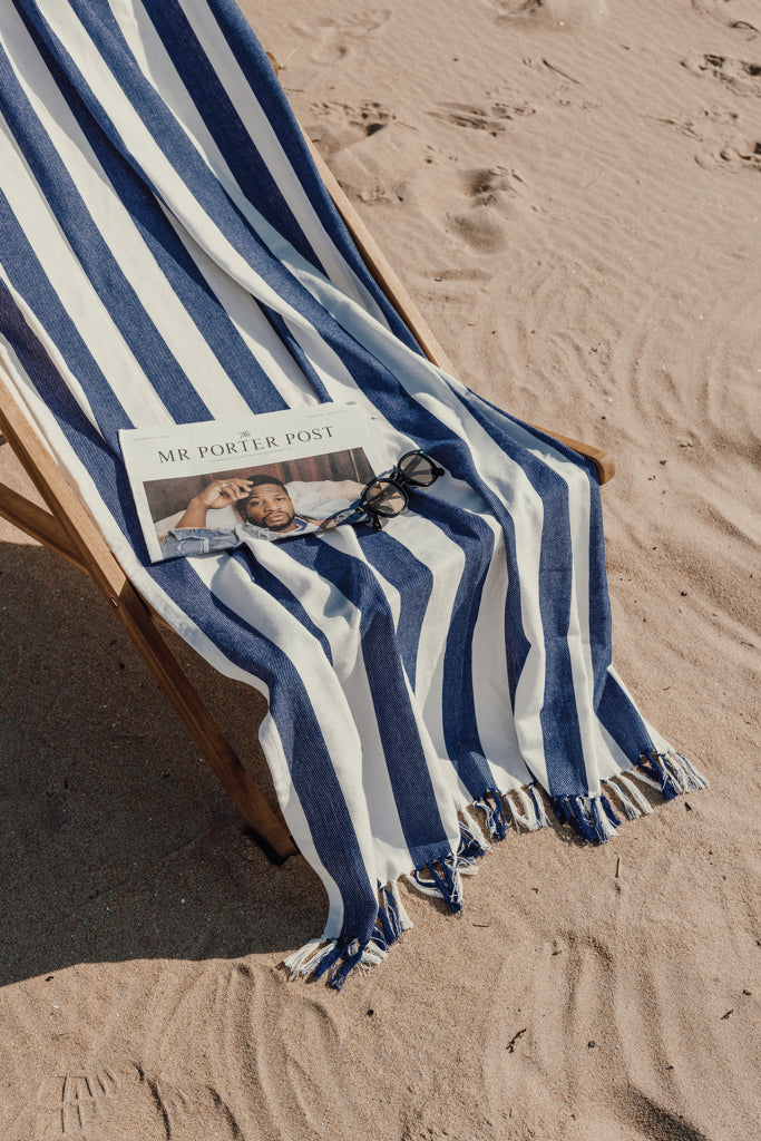 Load image into Gallery viewer, Ornos GRS recycled cotton hammam towel
