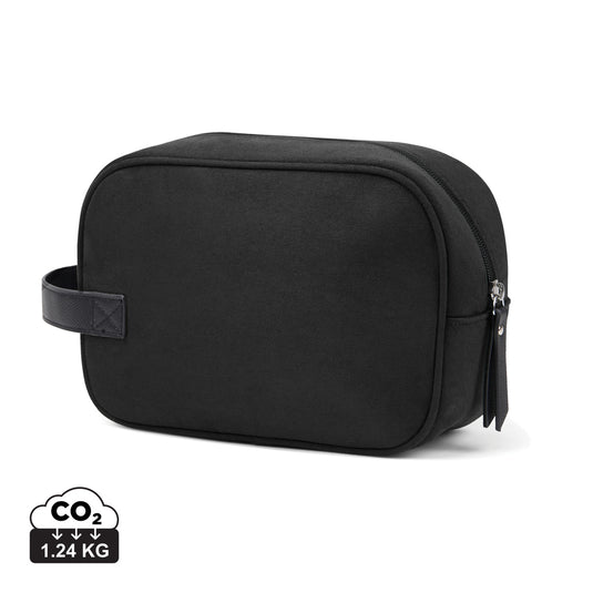 Marlo RCS recycled polyester toiletry bag - Custom Wood Designs