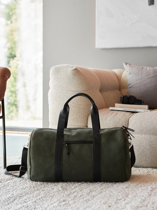 Marlo RCS recycled polyester weekend bag - Custom Wood Designs