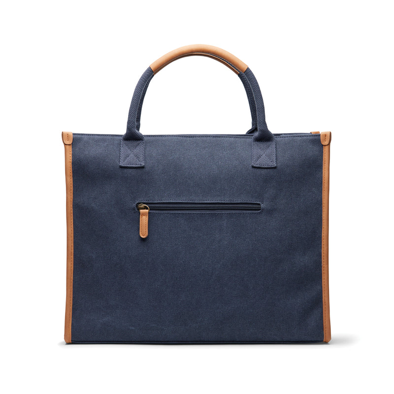 Load image into Gallery viewer, Bosler RCS recycled canvas office tote - Custom Wood Designs
