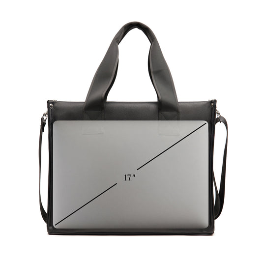 Bermon RCS recycled PU tote bag - Custom Wood Designs