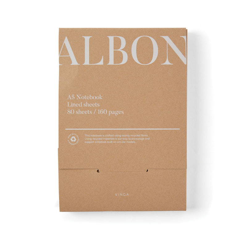 Load image into Gallery viewer, Albon GRS recycled felt notebook - Custom Wood Designs