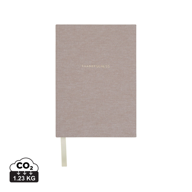 Load image into Gallery viewer, VINGA Thankfulness GRS recycled paper journal - Custom Wood Designs