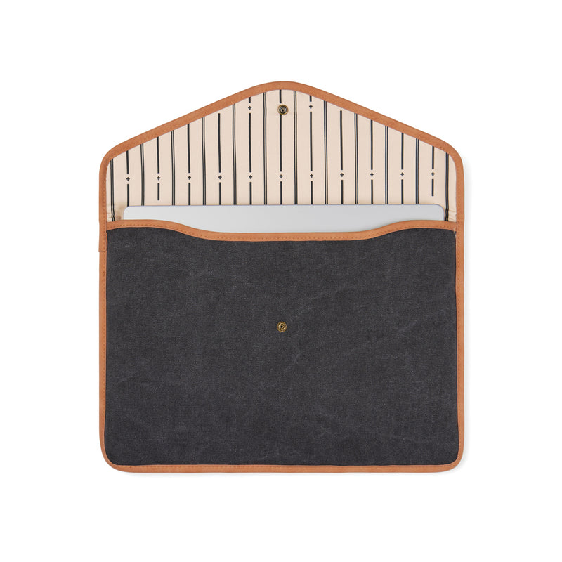 Load image into Gallery viewer, Bosle GRS recycled canvas 14" laptop sleeve - Custom Wood Designs