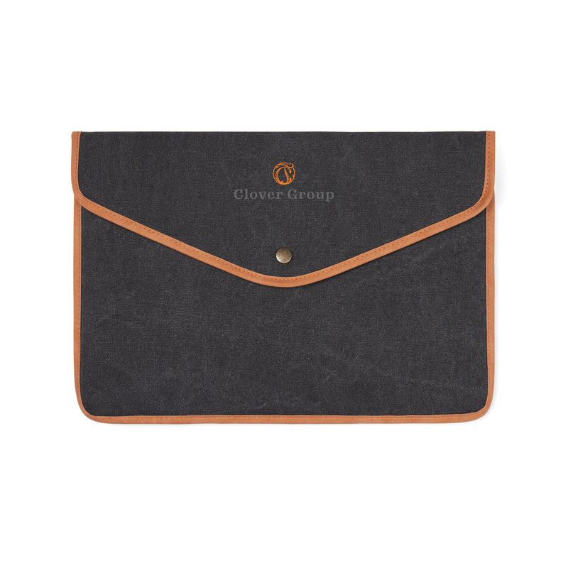 Load image into Gallery viewer, Bosle GRS recycled canvas 14" laptop sleeve - Custom Wood Designs