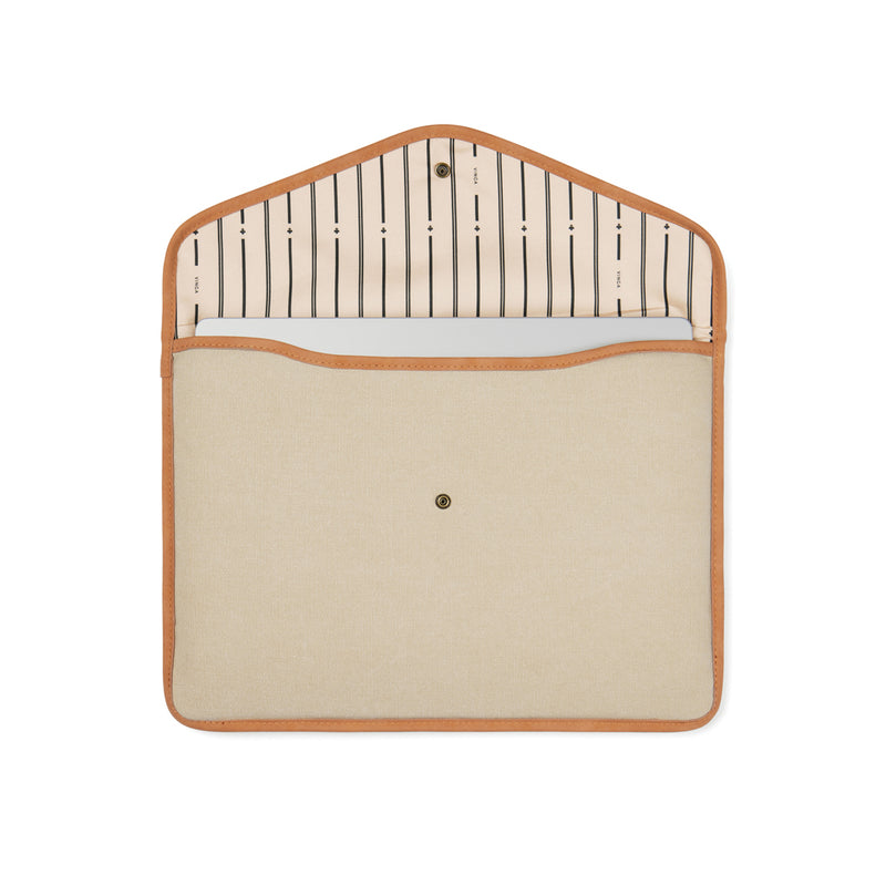 Load image into Gallery viewer, Bosle GRS recycled canvas 14" laptop sleeve - Custom Wood Designs