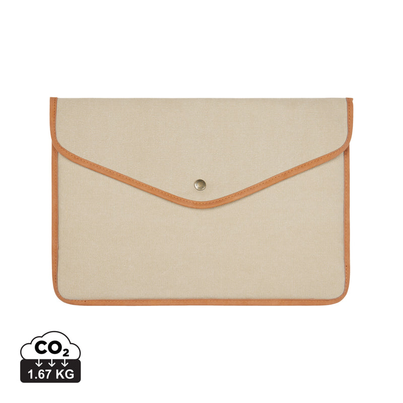 Load image into Gallery viewer, Bosle GRS recycled canvas 14" laptop sleeve - Custom Wood Designs