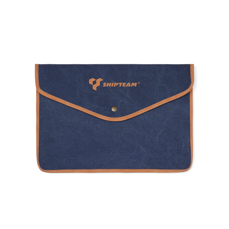 Load image into Gallery viewer, Bosle GRS recycled canvas 14" laptop sleeve - Custom Wood Designs