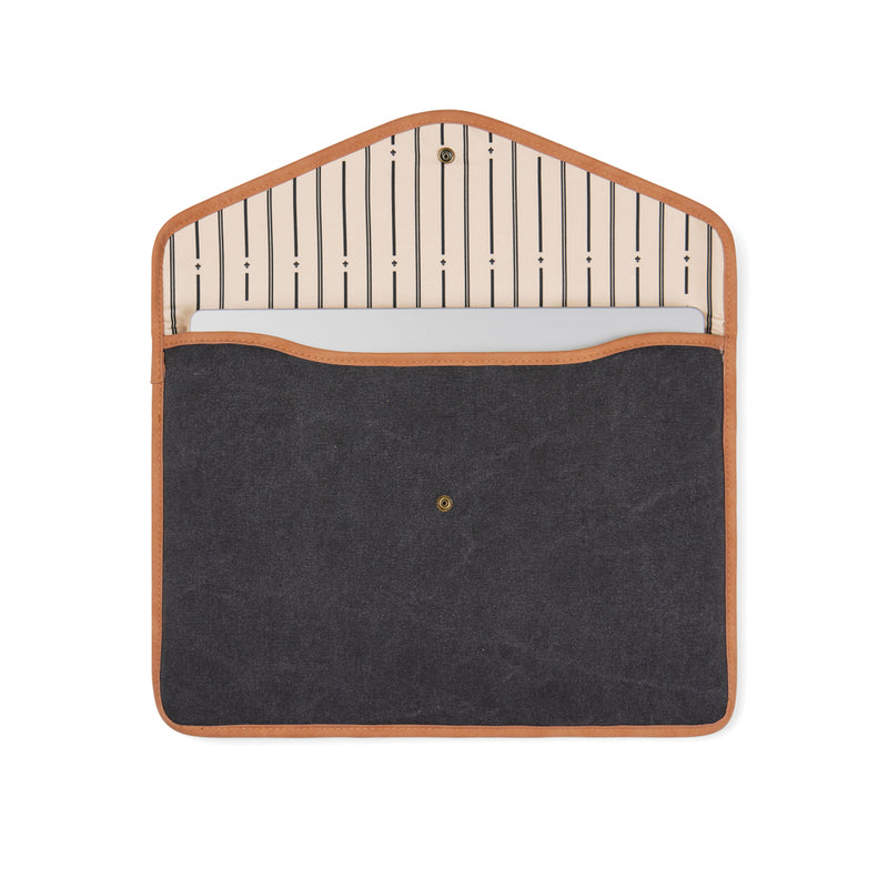 Load image into Gallery viewer, Bosle GRS recycled canvas 16" laptop sleeve - Custom Wood Designs