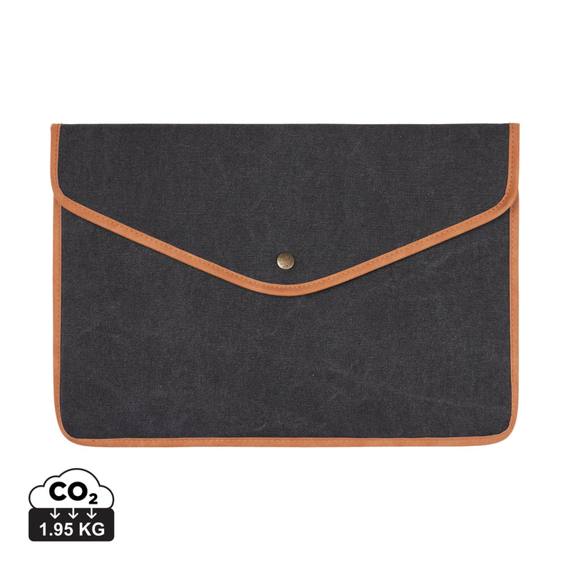 Load image into Gallery viewer, Bosle GRS recycled canvas 16" laptop sleeve - Custom Wood Designs
