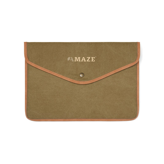 Bosle GRS recycled canvas 16" laptop sleeve - Custom Wood Designs