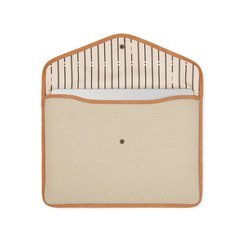 Load image into Gallery viewer, Bosle GRS recycled canvas 16" laptop sleeve - Custom Wood Designs
