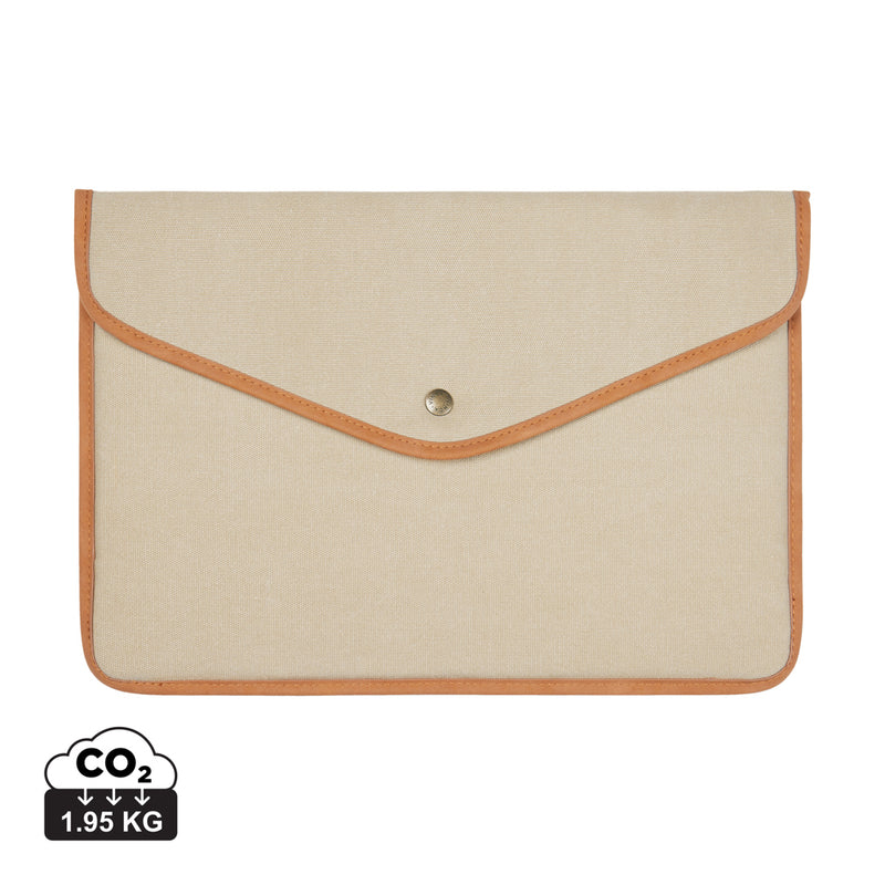 Load image into Gallery viewer, Bosle GRS recycled canvas 16" laptop sleeve - Custom Wood Designs