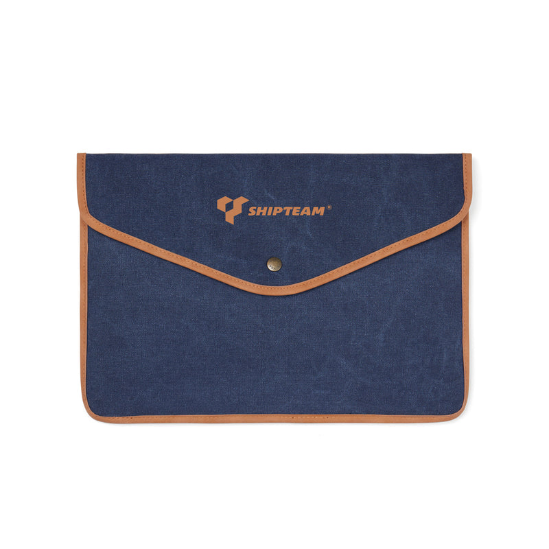 Load image into Gallery viewer, Bosle GRS recycled canvas 16" laptop sleeve - Custom Wood Designs