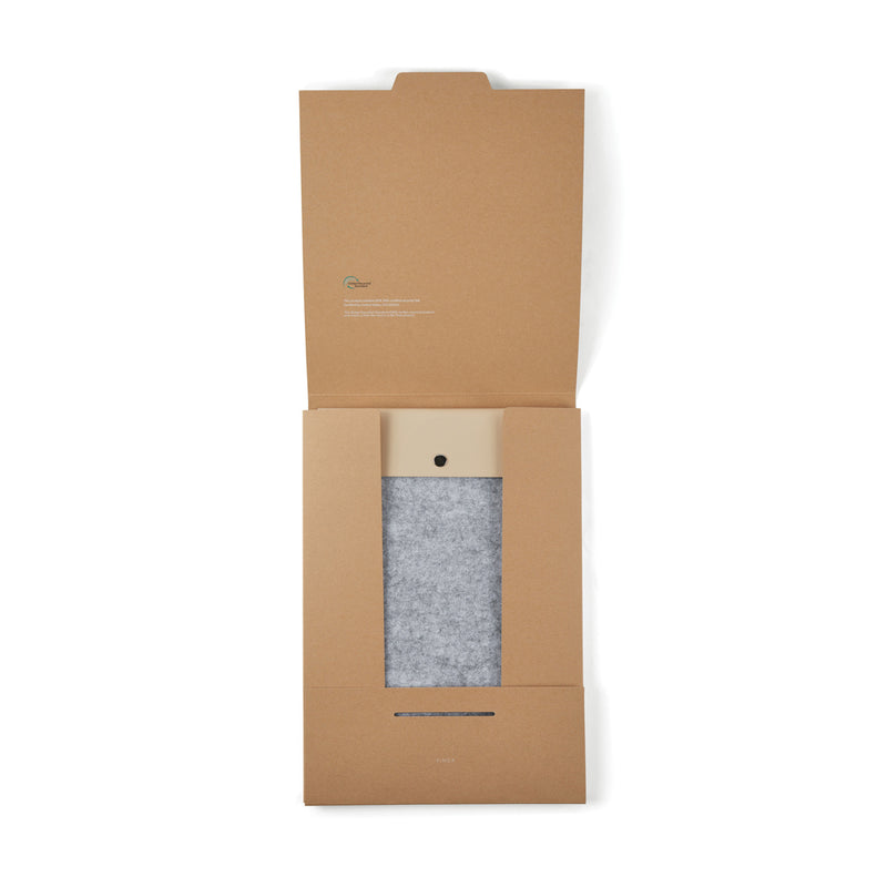 Load image into Gallery viewer, Albo GRS recycled felt 15" laptop sleeve - Custom Wood Designs