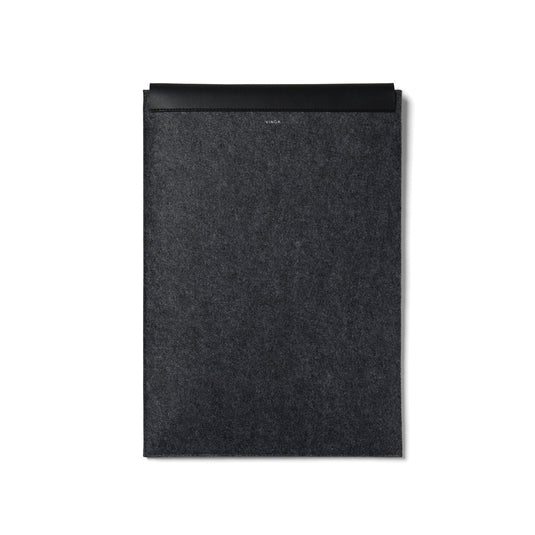 Albo GRS recycled felt 17" laptop sleeve - Custom Wood Designs