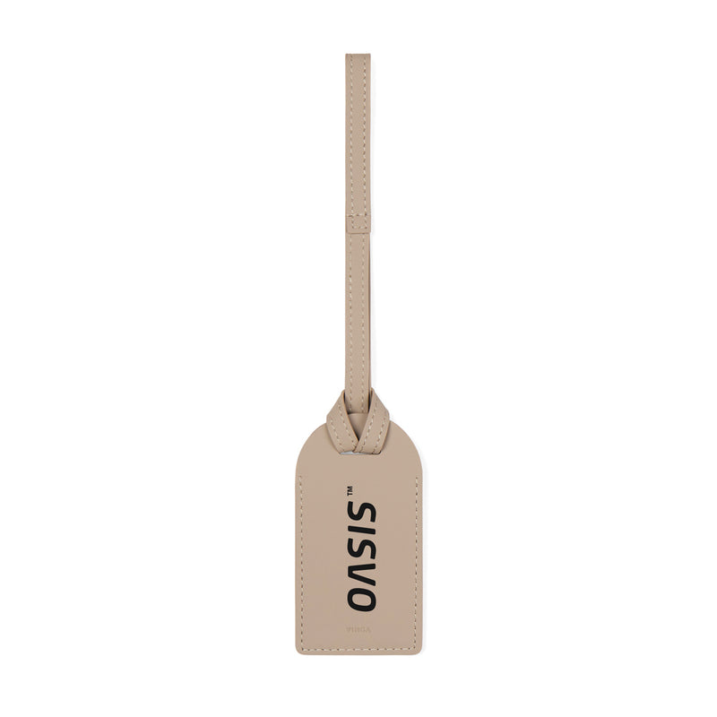 Load image into Gallery viewer, Vinga Baltimor RCS recycled polyester luggage tag with adjustable strap for travel bags and luggage identification.