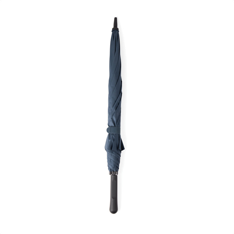 Load image into Gallery viewer, Vinga Baltimore AWARE™ RPET 23-inch umbrella open, showcasing eco-friendly rain protection with a sturdy handle and vibrant canopy.