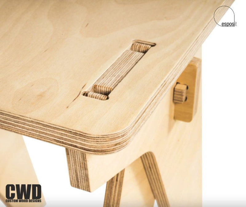 Load image into Gallery viewer, Walker Wooden Stool - Custom Wood Designs
