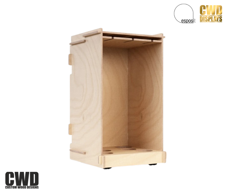 Load image into Gallery viewer, Wine Cube - Custom Wood Designs
