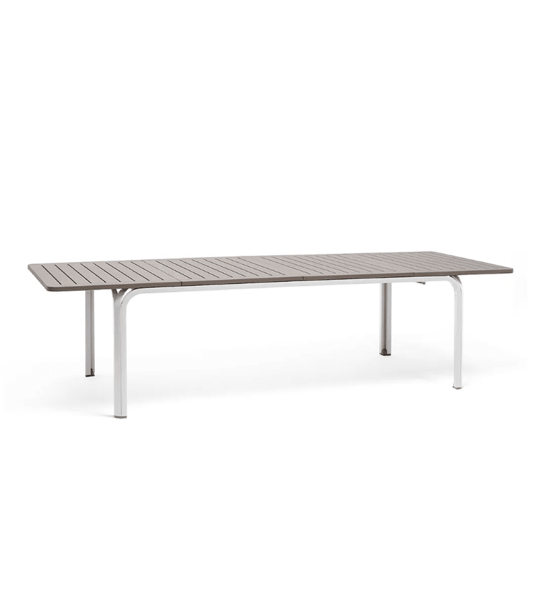 Load image into Gallery viewer, Alloro 210–280 Extensible Outdoor Table - Custom Wood DesignsAlloro 210–280 extendable outdoor table by Nardi featuring a wooden surface and sturdy design, suitable for outdoor dining.Outdoor Table Nardi24575207324215