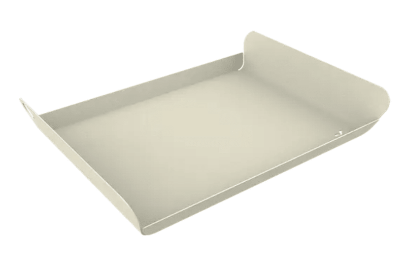 Load image into Gallery viewer, Fermob Cley Grey ALTO metal tray, 23 x 17 cm, outdoor use with a sleek, modern design and sturdy metal construction.