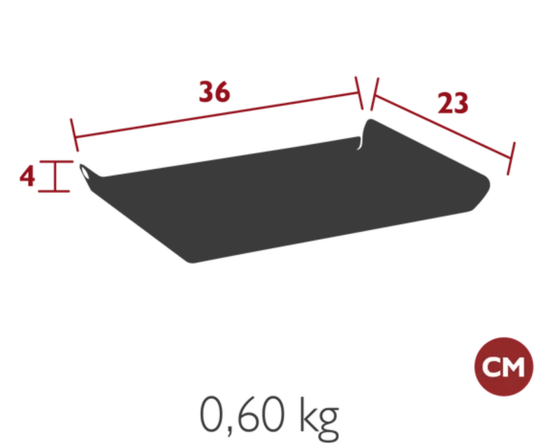 Load image into Gallery viewer, Fermob ALTO metal tray measuring 36 x 23 cm, with a sleek outdoor design, perfect for serving or decorative use.