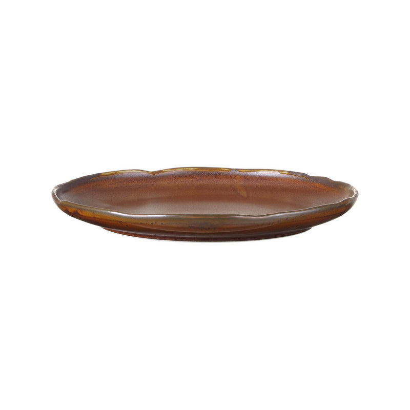 Load image into Gallery viewer, Aurum coupe plate, 210mm - Custom Wood DesignsAurum coupe flat plate with high rim, 210mm from Fine Dine, showing a sleek ceramic dinner plate with a smooth, elegant design.flat plate with high rim762424