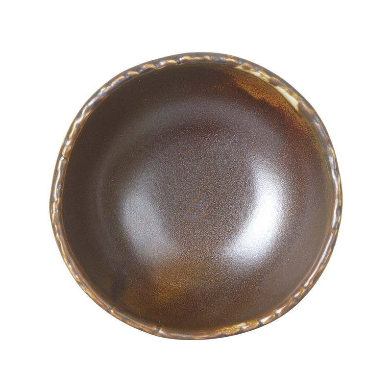 Load image into Gallery viewer, Aurum dip dish, 80x(h)35mm - Custom Wood DesignsFine Dine Aurum dip bowl, 80x35mm, small ceramic dish for dips and sauces, with a sleek gold finish and modern design.dip bowl760369