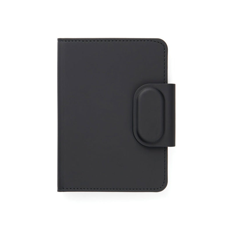 Load image into Gallery viewer, Baltimore RCS Passport Cover With Finder Dual - Custom Wood DesignsVinga Baltimore RCS passport cover with finder for phone and tablet accessories, black leather with RFID protection.Phone & Tablet accessoriesV3010001Recycled Polyurethane,Recycled ABSblack
