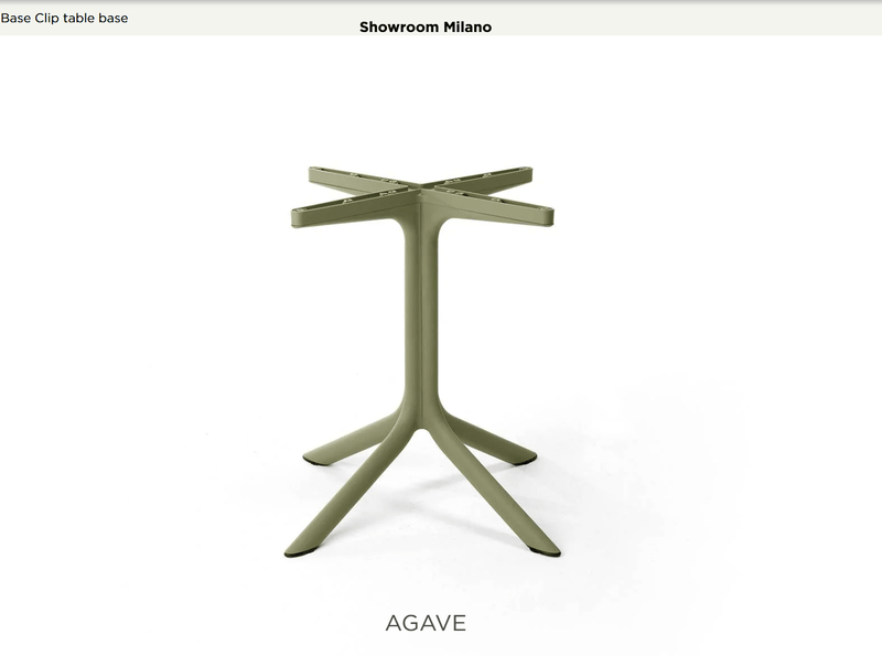 Load image into Gallery viewer, Base Clip Table Base - Custom Wood DesignsNardi Agave Base Clip for table base, sturdy metal support for restaurant tables, with a sleek, modern design.Base for Table24575204317303Agave