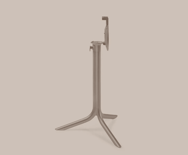 Load image into Gallery viewer, Base Flute Folding Table Base - Custom Wood DesignsNardi Base Flute folding table leg for restaurants and hotels, made of sturdy metal with a sleek, modern design.Nardi Base Table Leg24575210777079AntraciteNo Treatment