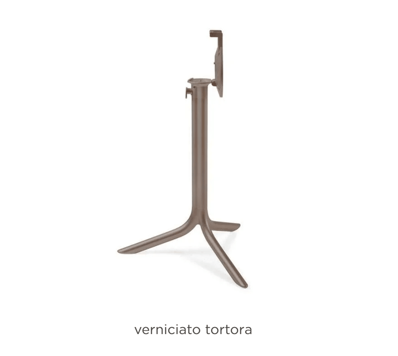 Load image into Gallery viewer, Base Flute Folding Table Base - Custom Wood DesignsNardi base flute folding table leg in tortora color, designed for restaurant and hotel seaside tables, sturdy and stylish.Nardi Base Table Leg24575210311543TortoraNo Treatment