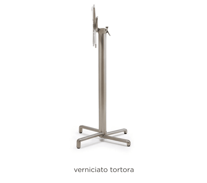 Load image into Gallery viewer, Base Scudo High Folding Table Base - Custom Wood DesignsNardi Base Scudo High Folding Table Leg in tortora, designed for restaurant or hospitality tables, sturdy and foldable.Nardi Base Table Leg24575212767287TortoraNo Treatment