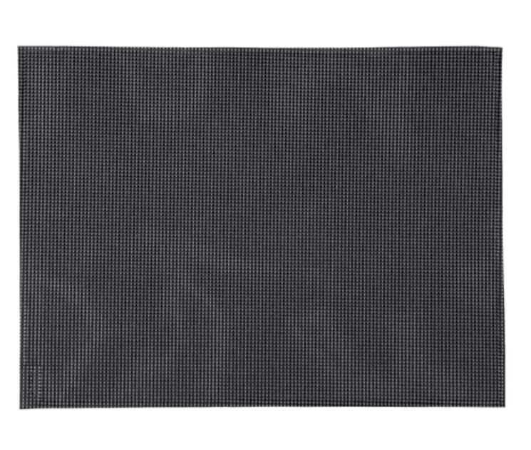 Load image into Gallery viewer, Antracite Fermob Placemat measuring 45x35 cm with a textured surface, suitable for dining tables and outdoor use.
