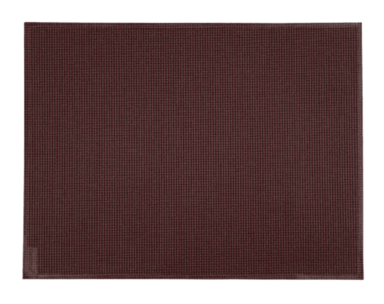 Load image into Gallery viewer, Black cherry Fermob placemat measuring 45x35 cm with a smooth surface, ideal for dining tables.