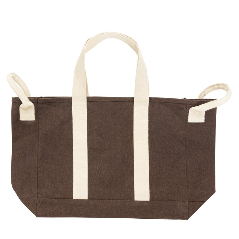 Load image into Gallery viewer, Beau Aware™ beach bag by XD Xclusive in 400gsm recycled canvas with side handle, ideal for travel and beach outings.