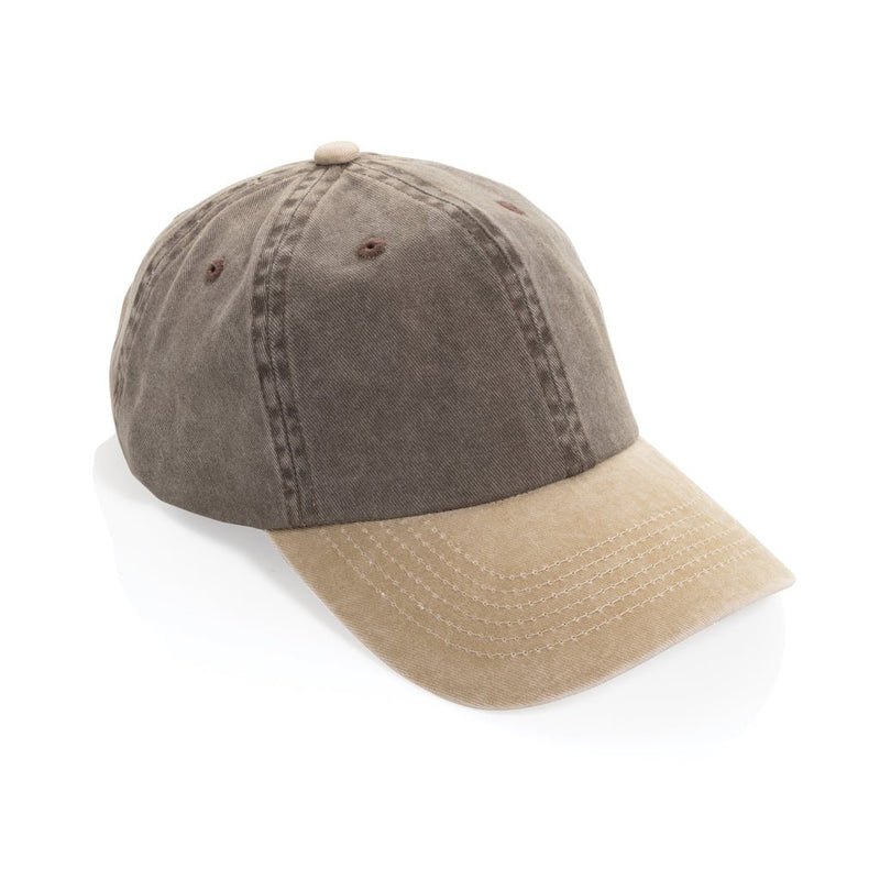 Load image into Gallery viewer, XD Xclusive BEAU AWARE™ washed 6-panel cotton twill cap with two-tone design, casual headwear for a stylish look.
