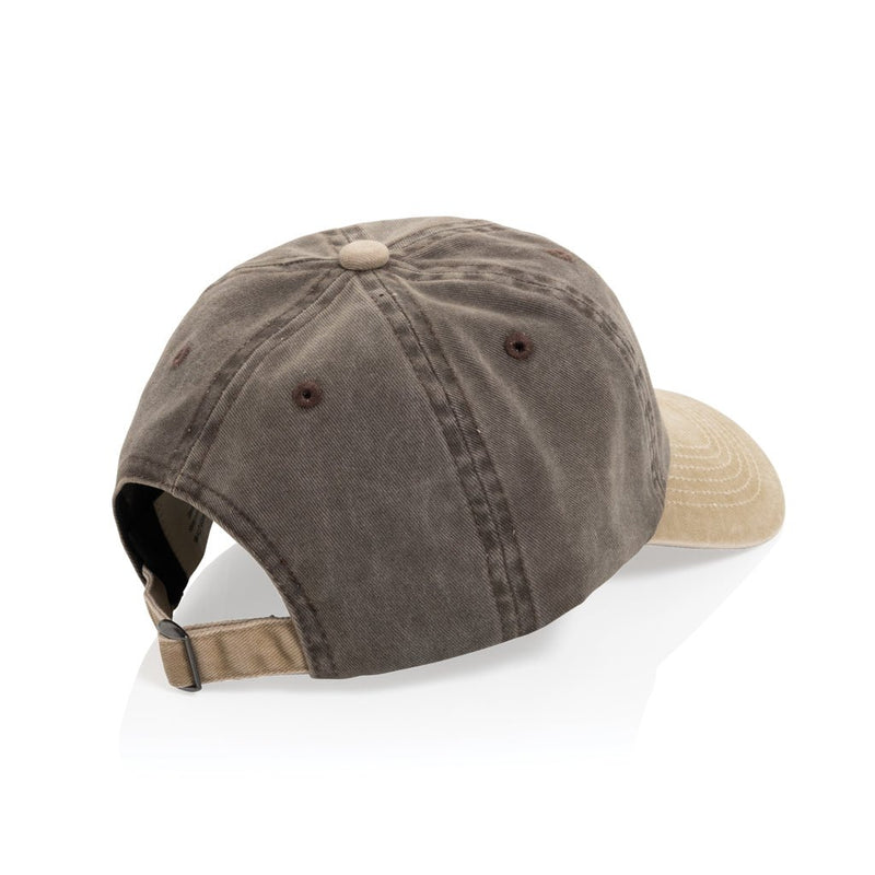Load image into Gallery viewer, Beau Aware™ washed two-tone 6-panel cotton twill cap by XD Xclusive, showcasing its stylish headwear design and durable fabric.