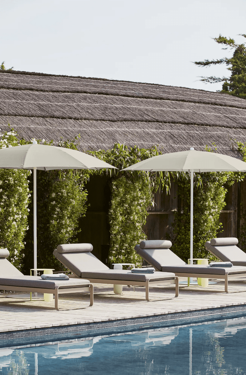 Load image into Gallery viewer, Fermob Bellevie Premium Sunlounger with adjustable backrest and sleek metal frame for outdoor relaxation.