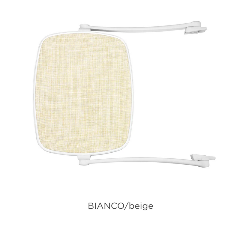 Load image into Gallery viewer, Nardi Alfa Sun Lounger with beige parasol and shade accessory, outdoor sun lounger with sun protection for relaxing outdoors.